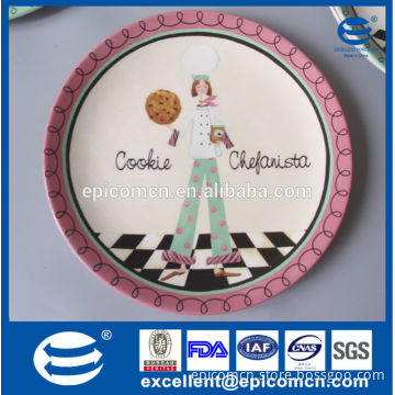 new bone china cake plate for wedding, ceramic cookie plate china manufacture